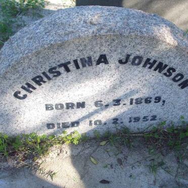 JOHNSON Christina 1869-1952