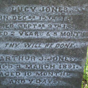JONES Arthur -1891 :: JONES Lucy 1888?-1885