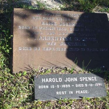 JOERNING Elise 1859-1935 :: SPENCE Lanbertine nee JOERNING 1866-1949 :: SPENCE Harold John 1899-1991 