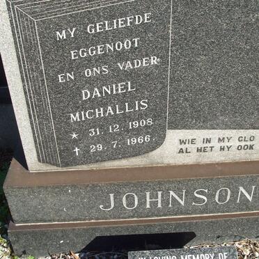 JOHNSON Daniel Michallis 1908-1966 &amp; Anna 1912-2003_2