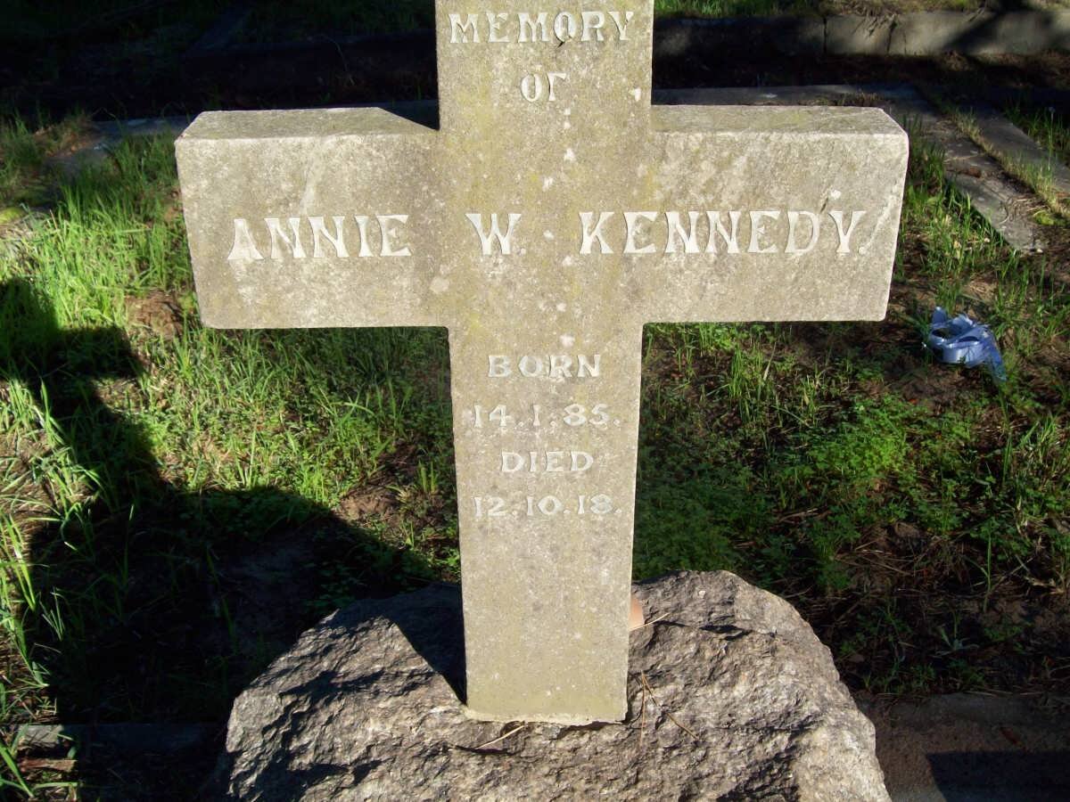 KENNEDY Annie W. 1885-1919