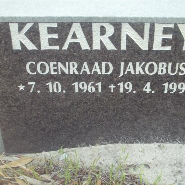 KEARNEY Coenraad Jakobus 1961-1992