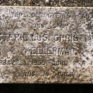 KELLERMAN Stephanus Christiaan 1959-1964
