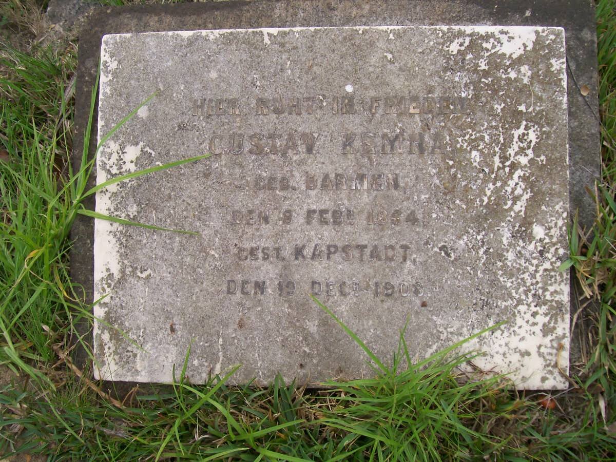 KEMNA Gustav 1854-1909