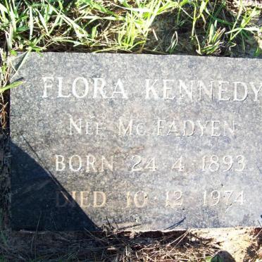 KENNEDY Flora nee McFAYDEN 1893-1974