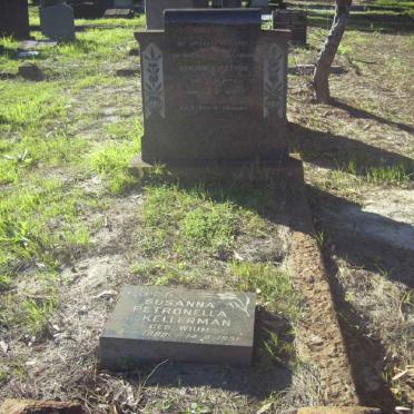 KELLERMAN Benjamin Petrus 1874-1946 &amp; Susanna Petronella WIUM 1888-1951 