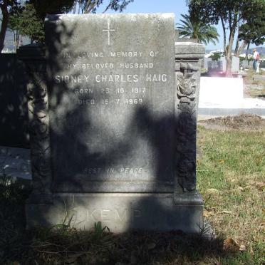 KEMP Sidney Charles Haig 1917-1969