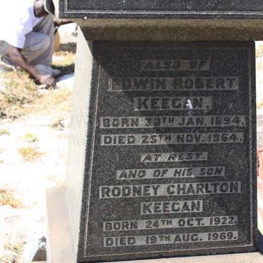 KEEGAN Edwin Robert 1894-1964 :: KEEGAN Rodney Charlton 1922-1969