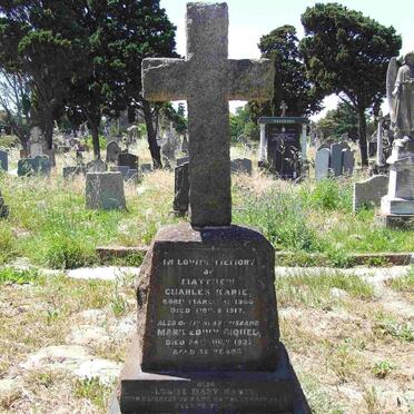 KARIE Matthew Charles 1900-1917 :: GIQUEL Mark Edwy -1921 :: ? Louise Mary -?
