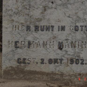 KÄNING Hermann -1902