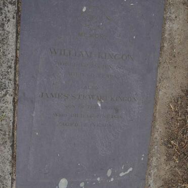 KINGON William -18?5 :: KINGON James Stewart -18?8