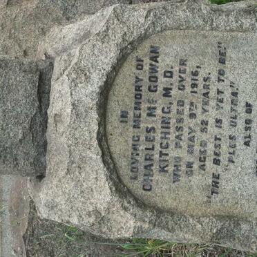 KITCHING Charles McGowan -1916 &amp; Annie Elizabeth -1936