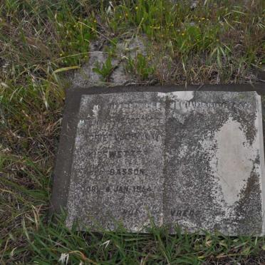 KIESWETTER Magrieta Johanna nee BASSON -1954