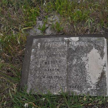 KIESWETTER Magrieta Johanna nee BASSON -1954