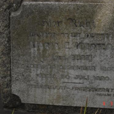 KIEPFER Maria E. nee GUSE 1856-1920