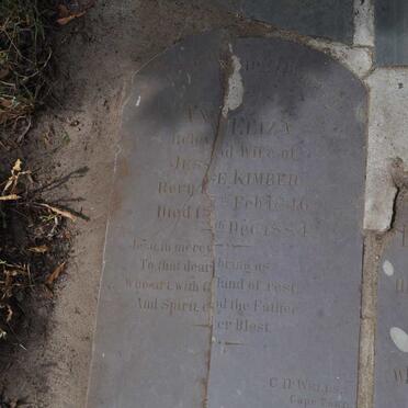 KIMBER Ann Eliza 1816-1881