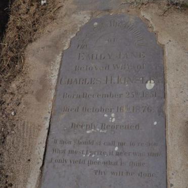 KINSLEY Emily Jane 1851-1876