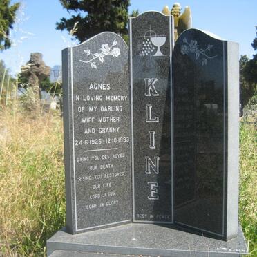 KLINE Agnes 1925-1993