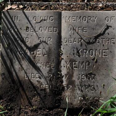 KRONE Mabel nee KEMP -1967