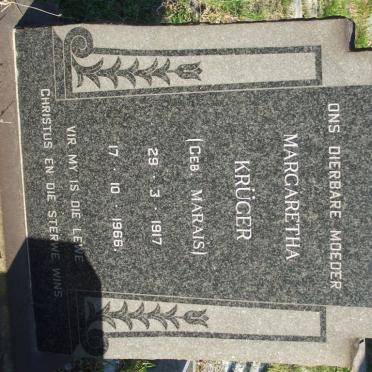 KRUGER Margaretha nee MARAIS 1917-1966