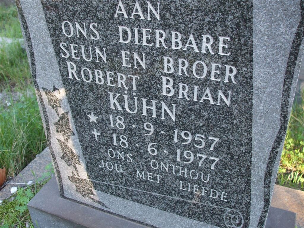 KUHN Robert Brian 1957-1977
