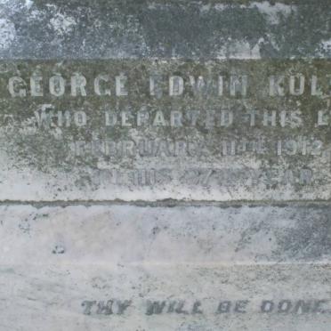 KULSON George Edwin -1912