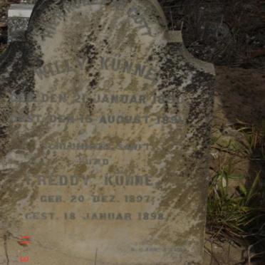 KÜNNE Willy 1890-1891 :: KÜNNE Freddy 1897-1898