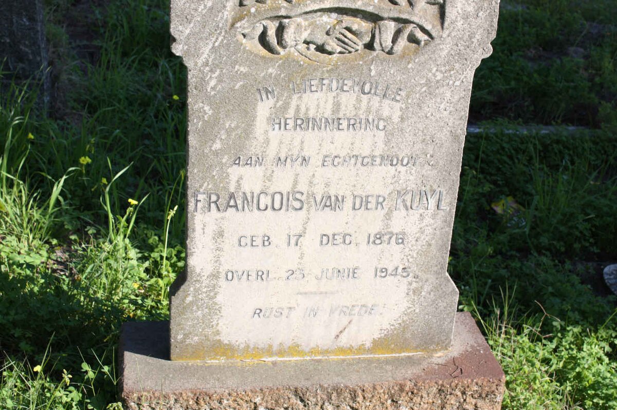 KUYL Francois, van der 1876-1945