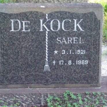 KOCK Sarel, de 1921-1969