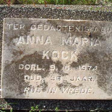 KOCK Anna Maria -1974