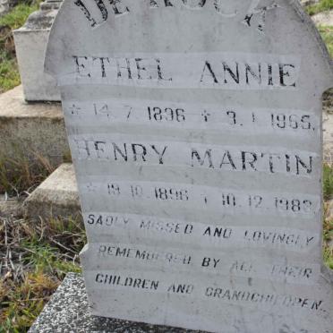 KOCK Henry Martin, de 1896-1983 &amp; Ethel Annie 1896-1965