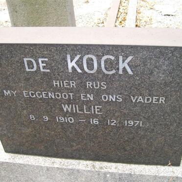 KOCK Willie, de 1910-1971
