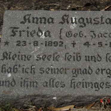 KOHL Anna Augusta Frieda nee JACOB 1892-1974