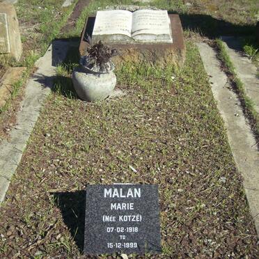 KOTZE E.M. nee BURNETT  -1934 :: MALAN Marie nee KOTZE 1918-1999