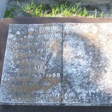 KOOPMAN Cornelius Sampson  -1959 