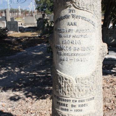 KOCK Maria Charlotte, de 1898-1942