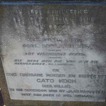 KOCH Cato nee GILLIE :: KOCH Allit 1915-1937 :: KOCH Hellen -1937 