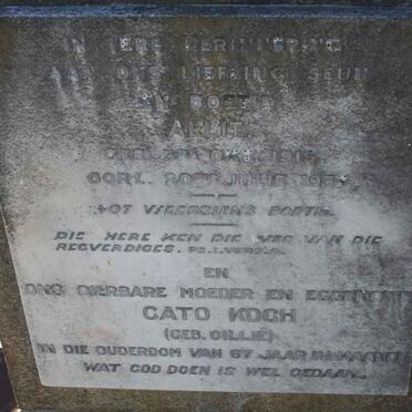 KOCH Cato nee GILLIE :: KOCH Allit 1915-1937 :: KOCH Hellen -1937 