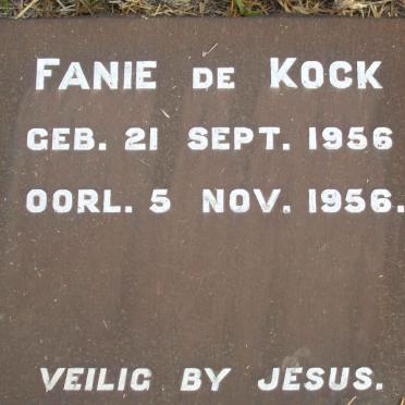 KOCK Fanie, de 1956-1956 :: ? Annlien 1953-1956
