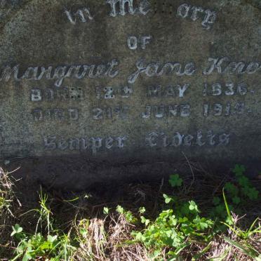 KNOTT Margaret Jane 1836-1915