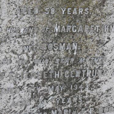 KNOX Margaret Elizabeth Gertruide -1943