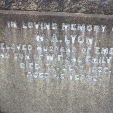 LYON W.A. -1936