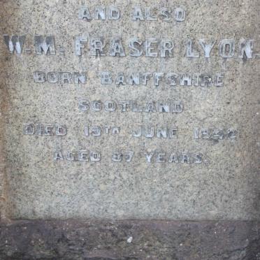 LYON W. Fraser -1942 &amp; Emily -1937 