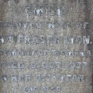 LYON Emily -1937