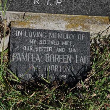 LAU Pamela Doreen nee MORTON 194?-