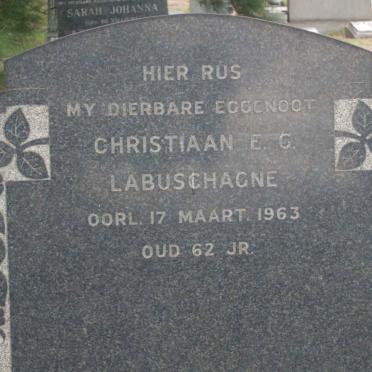 LABUSCHAGNE Christiaan E.G. -1963