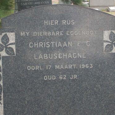 LABUSCHAGNE Christiaan E.G. -1963