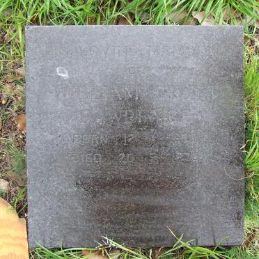 LAWRENCE William Grant 1932-1972