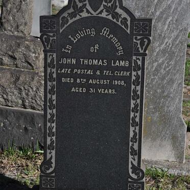LAMB John Thomas -1908