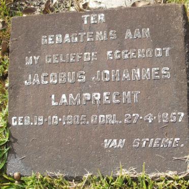 LAMPRECHT Jacobus Johannes 1905-1957
